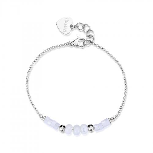 Bracciale serie Glint con elementi in madreperla