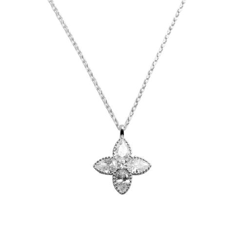 Collierino con pendente a fiore
