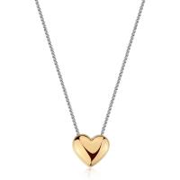 Collana serie Stellar con cuore dorato