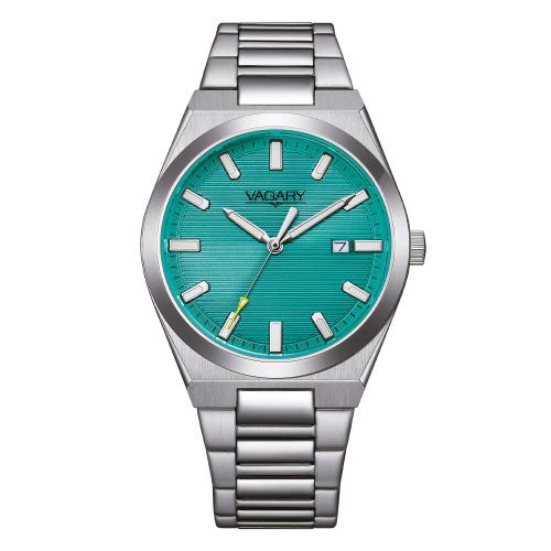 Orologio uomo serie Timeless, turchese, 38 mm.