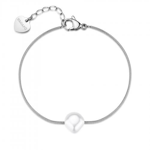 Bracciale serie Wisdom con madreperla centrale