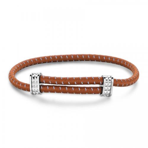 Bracciale elastico serie Panama marrone