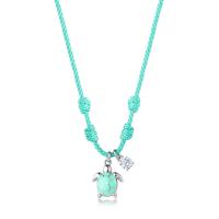 Collana choker azzurra serie Joyful con tartaruga