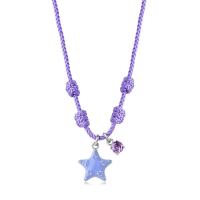 Collana choker viola serie Joyful con stella marina
