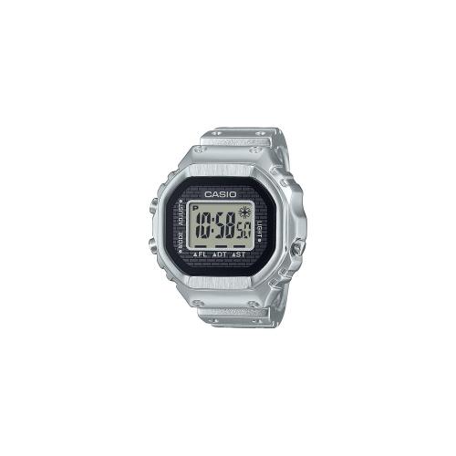 Orologio ad anello, acciaio, nero