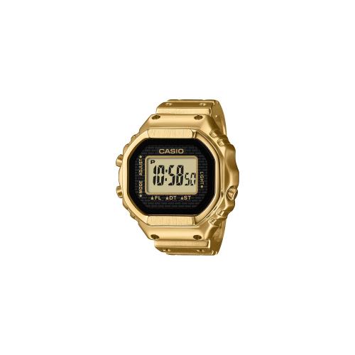Orologio ad anello, acciaio, dorato, nero