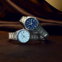 Orologio analogico uomo, blu, 35 mm.