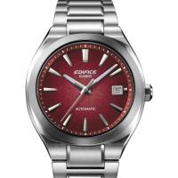 Orologio automatico uomo, acciaio, bordeaux