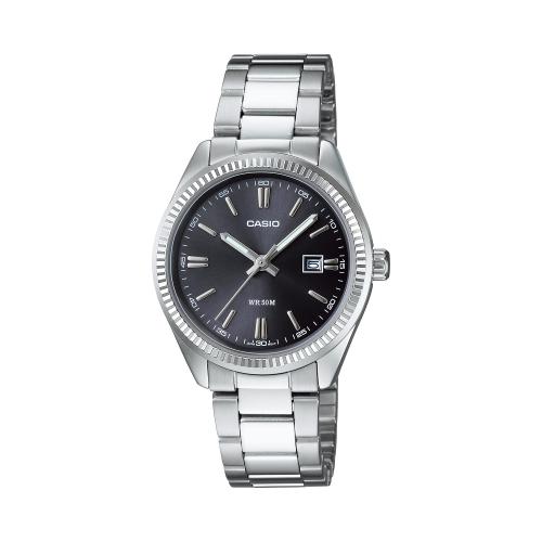 Orologio analogico donna acciaio, nero