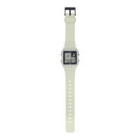 Orologio digitale con display doppio, unisex, bianco