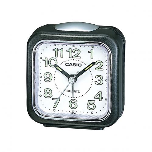 Sveglia Casio in plastica, nera/bianca
