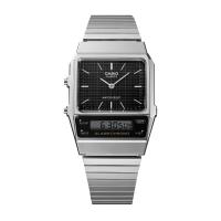 Orologio analogico/digitale unisex, bracciale acciaio