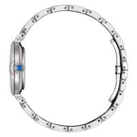 Eco-Drive solo tempo donna in acciaio con diamanti