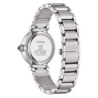 Eco-Drive solo tempo donna in acciaio con diamanti