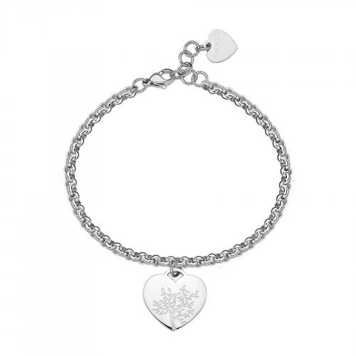 Bracciale serie Be My Family con cuore
