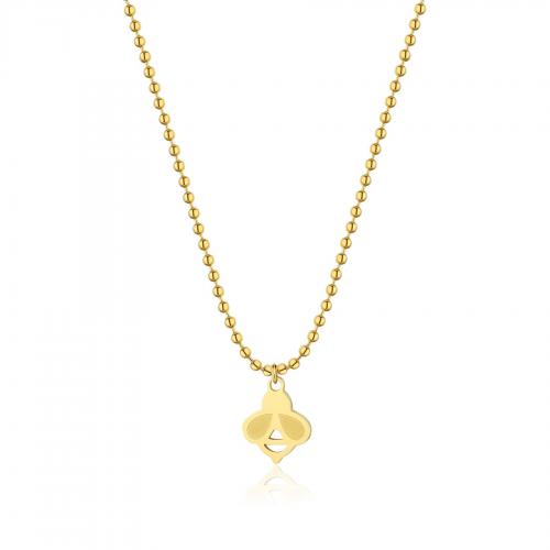 Collana dorata serie Smile con ape